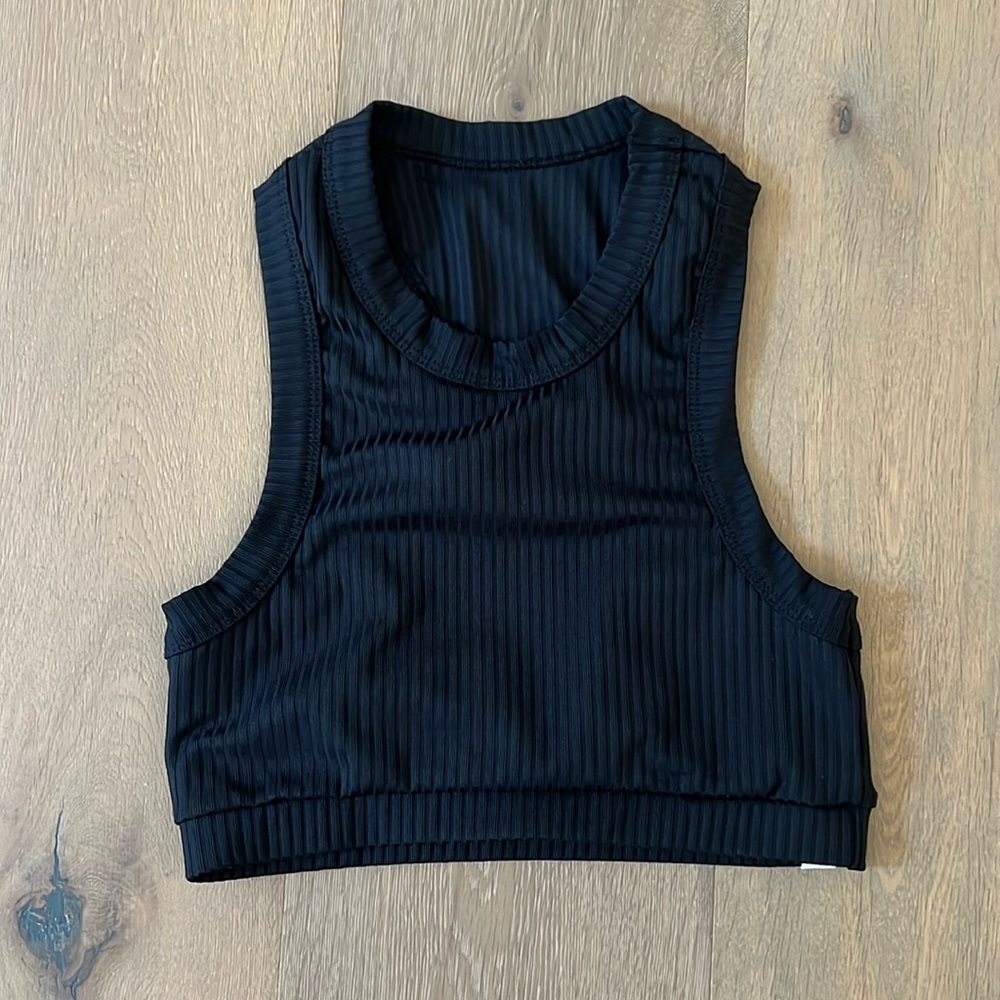 Five Dancewear Racer Back, Black top, Medium Adult